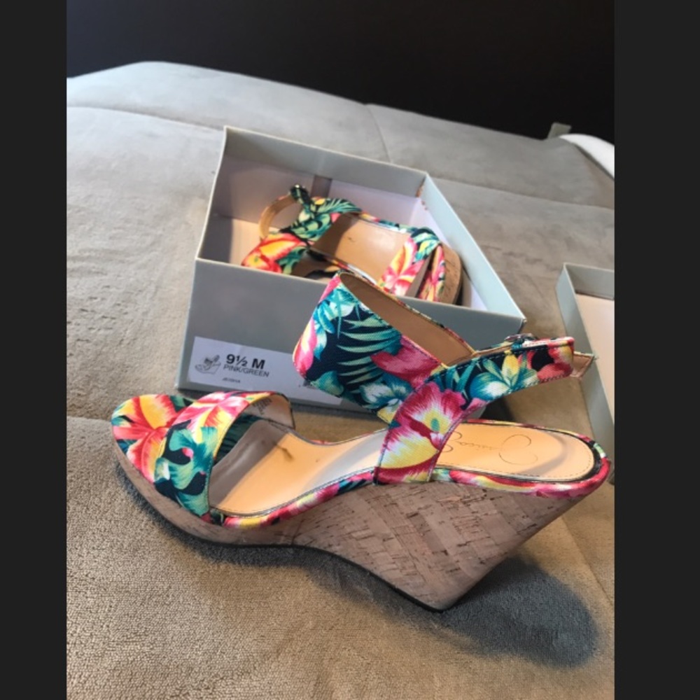 Beautiful Floral Wedges! 